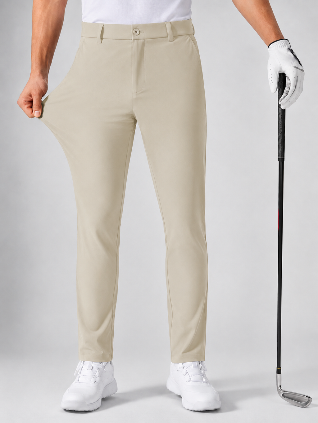 Men's Lightweight Stretch Golf & Dress Pants — All-Day Performance & Versatile Comfort