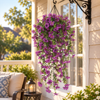 🌿 Maintenance-Free 30-Inch Cascading Faux Daisy Vines – Rich Seasonal Porch & Window Box Decor (8 PCS)
