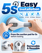 🛡️Secure Every Step | Reliable Bathroom Support for Seniors & Recovery