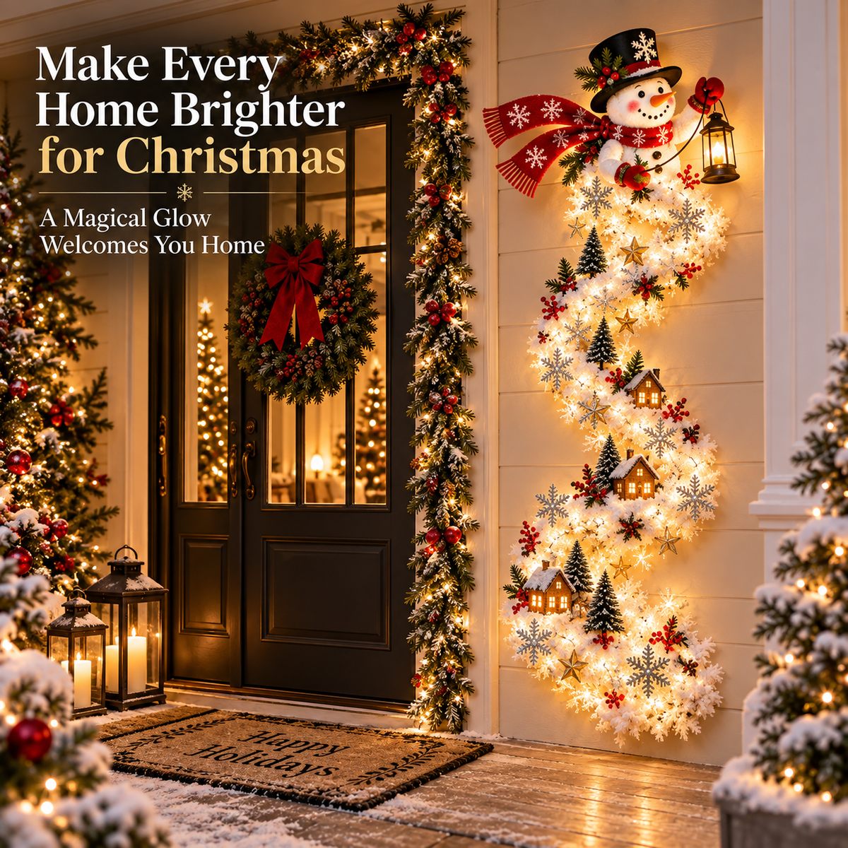 ✨ Christmas Magic Trail Wall Light - A Little Christmas Magic, Right on Your Wall