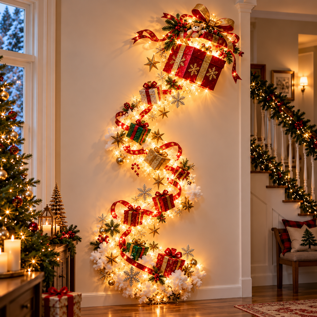 ✨ Christmas Magic Trail Wall Light - A Little Christmas Magic, Right on Your Wall