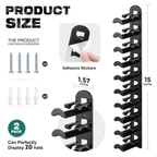🧢Wall-mounted hat rack – each rack can hold 10 hats🧢No-drill installation