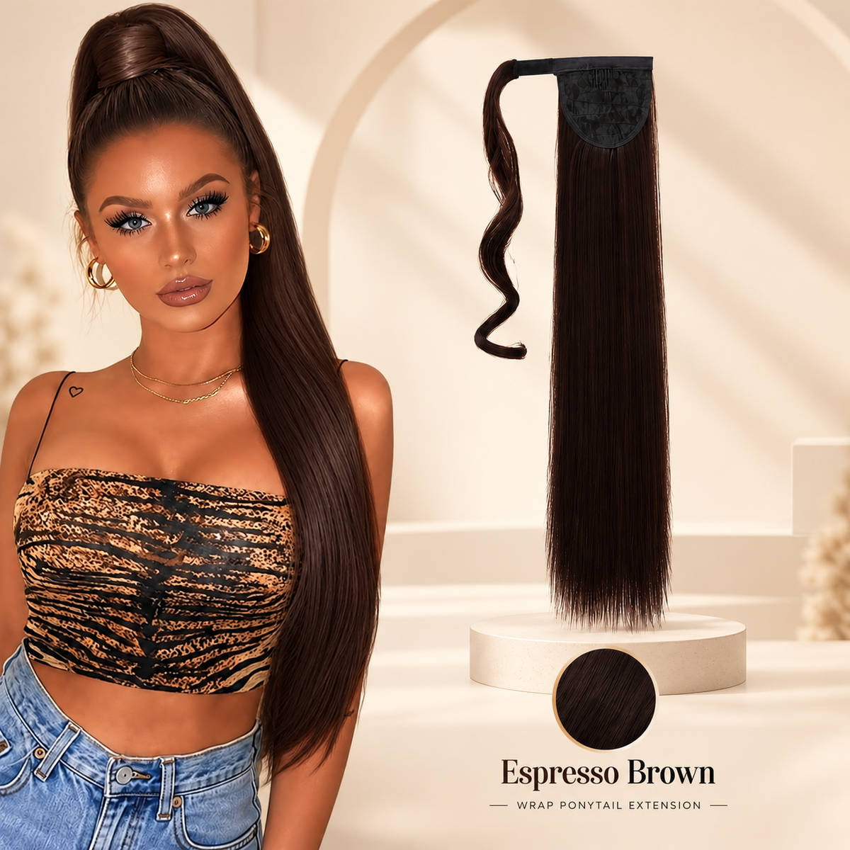 💖 Ponytail Hair Extension – Instant Volume, Effortless Glam! 🎀