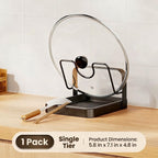 Countertop Pot Lid & Utensil Organizer