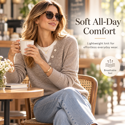 Women’s Lightweight Layering Top – Relaxed Fit Everyday Essential