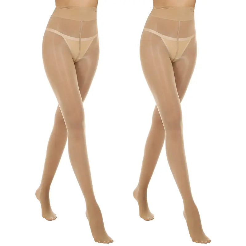 Women’s High-Waist Shiny Sheer Tights – Silky Stretch Pantyhose for Elegant Everyday & Evening Looks