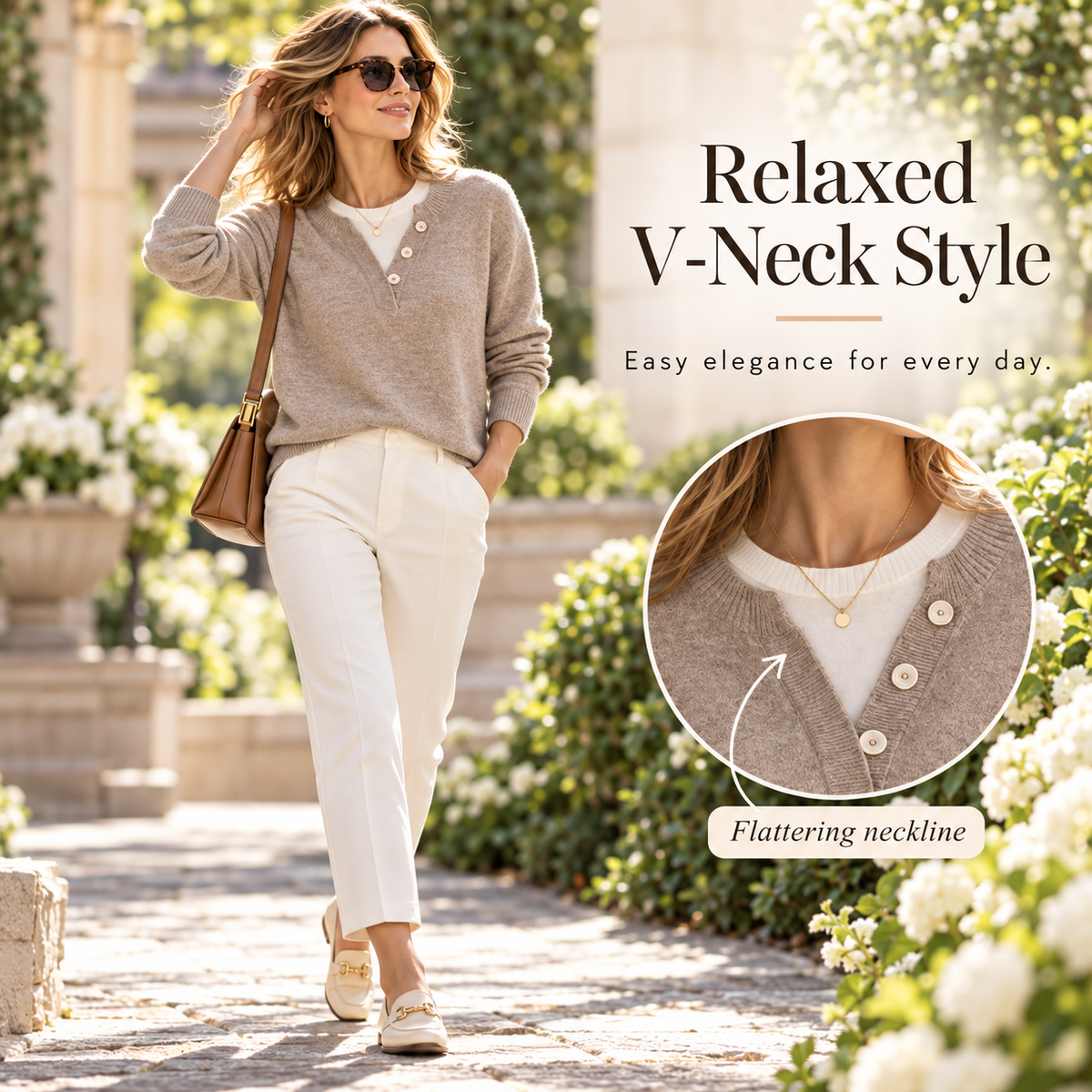 Women’s Lightweight Layering Top – Relaxed Fit Everyday Essential