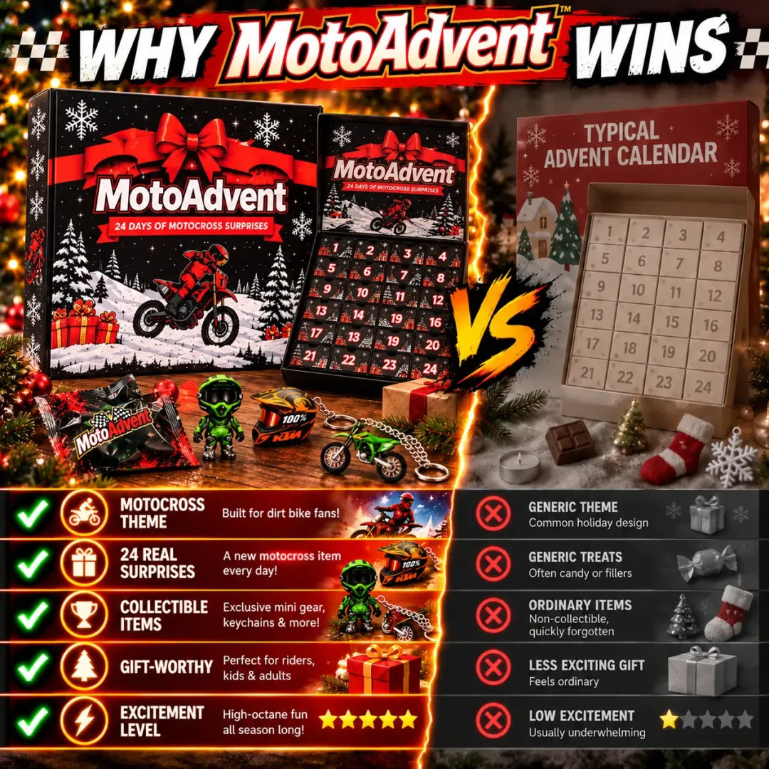 🏍️ Motocross Advent Calendar – 24 Days of Rider Themed Gifts 🎄