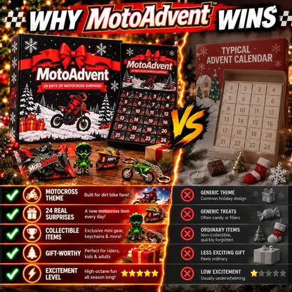 🏍️ Motocross Advent Calendar – 24 Days of Rider Themed Gifts 🎄