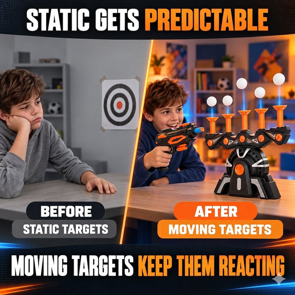 Electric Floating Ball Target for Shooting Games