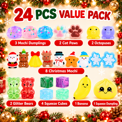🎄 24-Day Christmas Surprise Advent Calendar Capsule Machine – Fill, Twist & Discover Holiday Surprises! 🎁