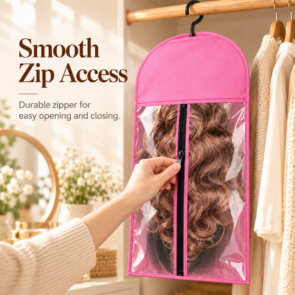 💖Clear Wig Storage Bag – Keep Your Wigs Neat & Dust-Free!👩‍🦰