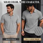 Men's Tailored-Fit Premium Textured Polo
