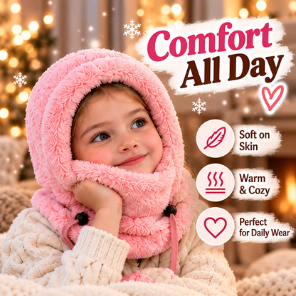🧣Kids' Cozy Fleece Balaclava Hood & Neck Warmer – Stay Warm All Winter Long⛄