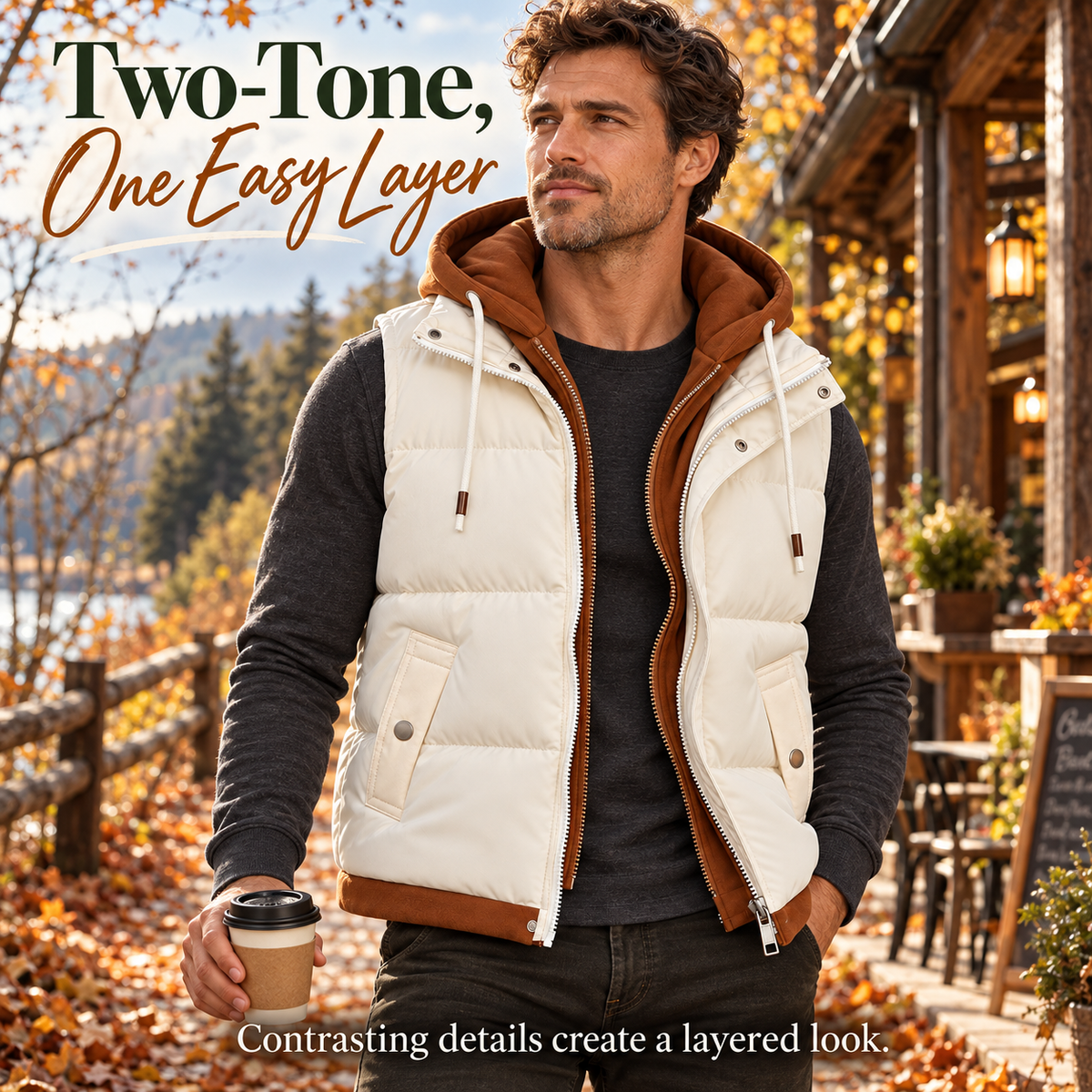 Unisex Hooded Puffer Vest – Cozy Warmth & Layered Style