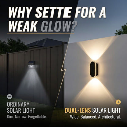 Solar Fence Lights – 7 Colors, Auto On/Off & IP65