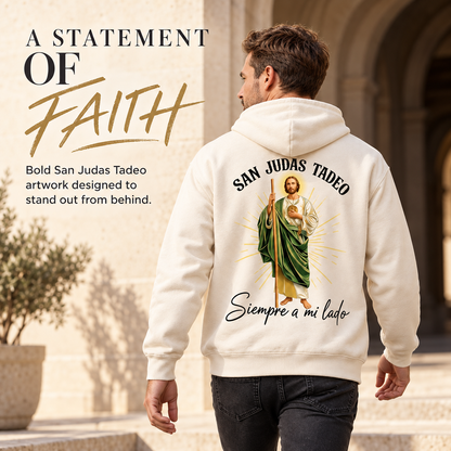 Faith Everyday: San Judas Tadeo Premium Fleece Hoodie