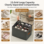 Collapsible Plastic Shoe and Pants Storage Organizer Box