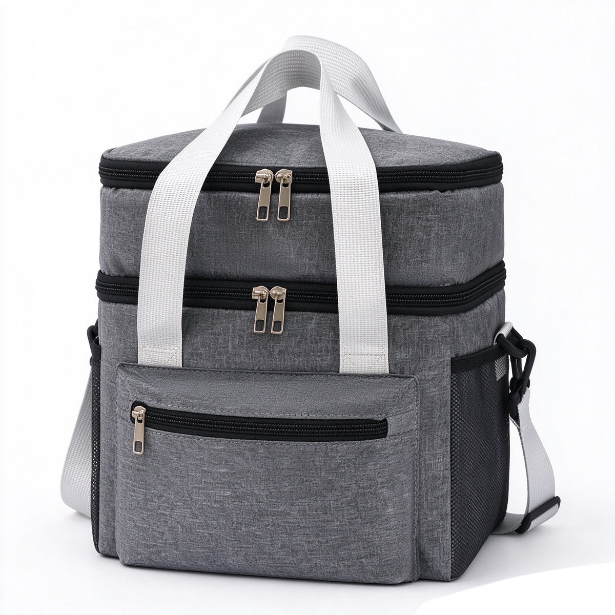 🍱 Dual-Layer Insulated Lunch Bag | Leakproof Cooler Tote with Strap ❄️
