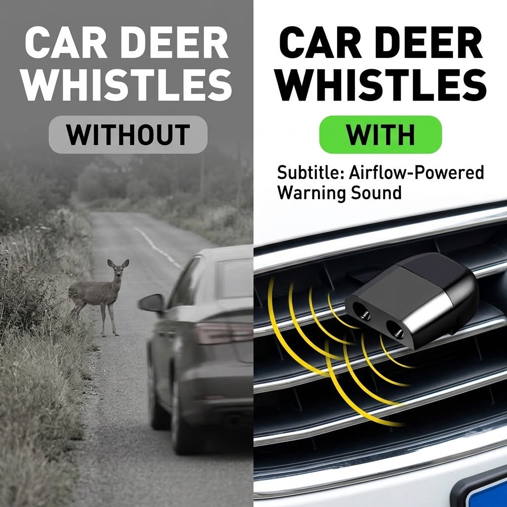 Car Deer Whistles for Low-Profile Wildlife Alerting