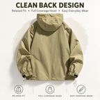 Men’s Lightweight Half-Zip Hooded Windbreaker