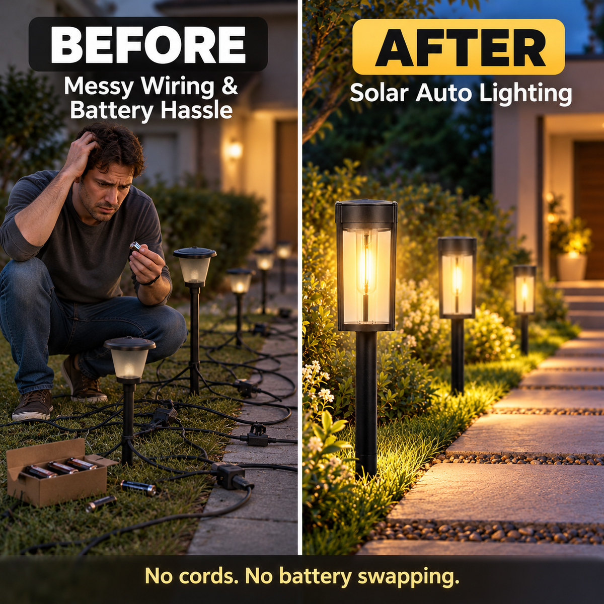 Solar LED Tungsten Filament Pathway & DIY Craft Light