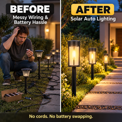 Solar LED Tungsten Filament Pathway & DIY Craft Light