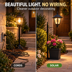 Solar Planter Lamp — Flowers by Day, Light by Night