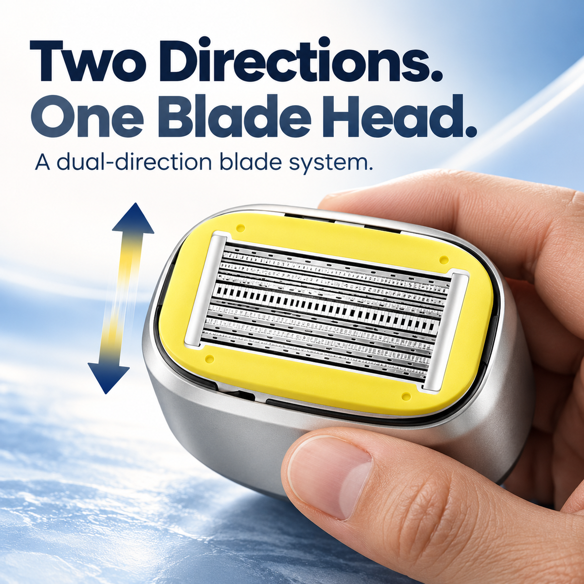 🛡️Precision Palm-Grip Head Shaver – 8-Layer Anti-Irritation Razor for Sensitive Skin & Ingrown Hair Solution 💈