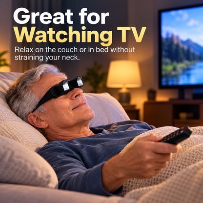 👓 90° Prism Reading Glasses – Read Comfortably While Lying Down! 📖
