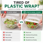 🔥100Pcs Versatile Stretch-to-Fit Disposable Food Covers Fresh Keeping Bags