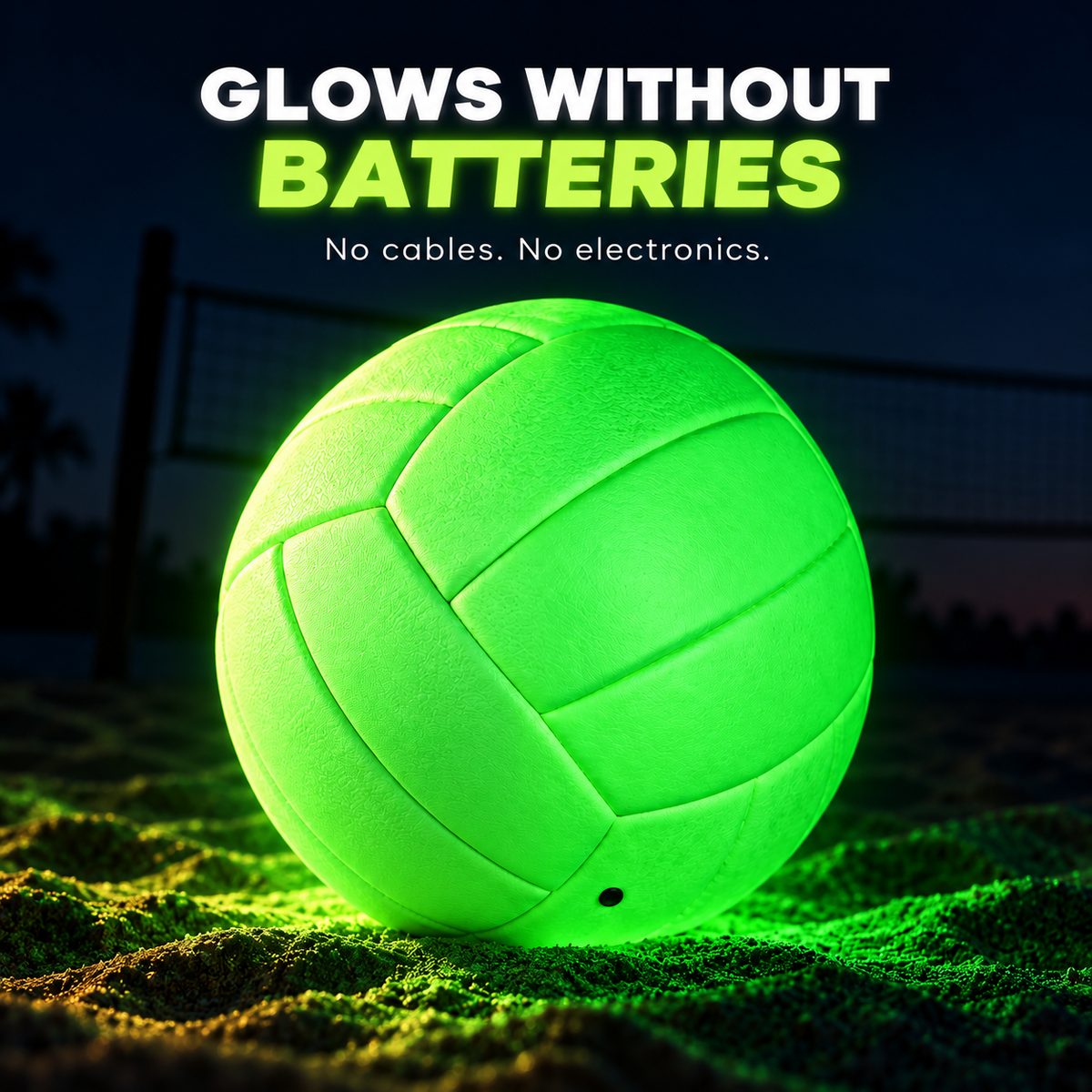 🏐 Glow-in-the-dark volleyball – Light Up Your Game After Dark! 🏐