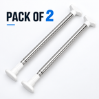 🛠️ Adjustable No-Drill Tension Rod for Closets, Bathrooms & Small Spaces