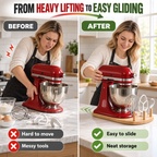 2-in-1 Mixer Slider with Storage for KitchenAid 4.5-5 Qt