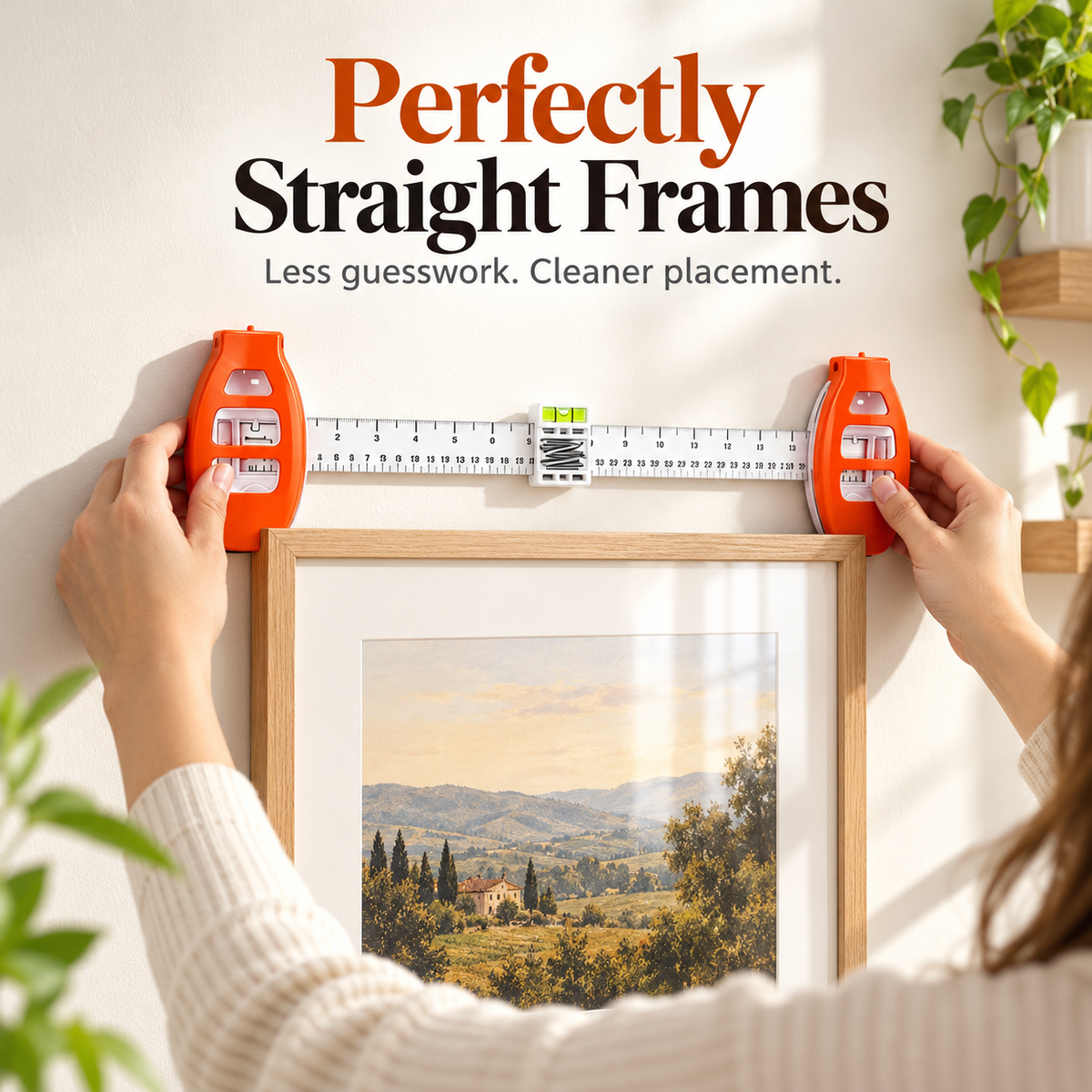 Hang It Straight the First Time – Easy Picture Hanging & Alignment Tool