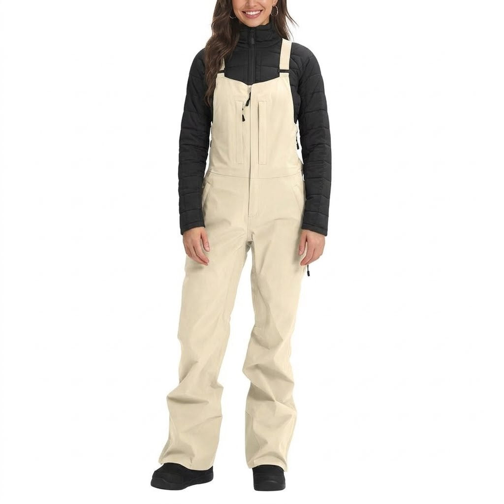 Women’s Waterproof Insulated Ski Bibs – Warm, Adjustable & Snow-Ready
