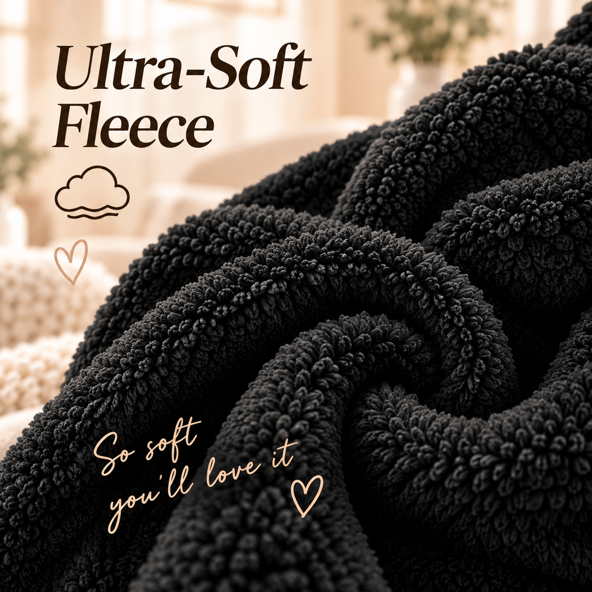 💕Women's Plush Hooded Jacket – Soft, Cozy & Comfortable!✨