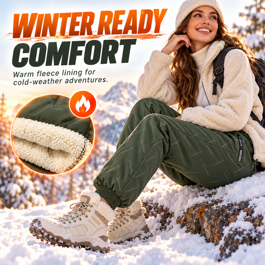 Women’s Fleece-Lined Winter Jogger Pants
