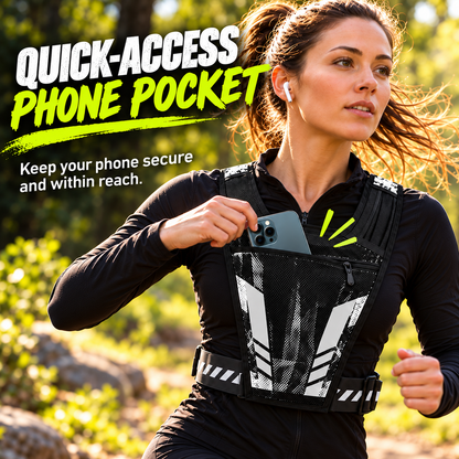 🏃 Multifunctional Lightweight Running Vest – Run Hands-Free, Keep Your Essentials Close! ⚡