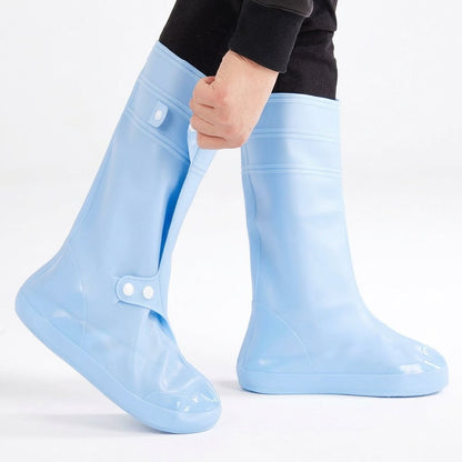 Wide-Opening Waterproof Rain Boot Covers — Easy On, Secure Fit & All-Weather Protection