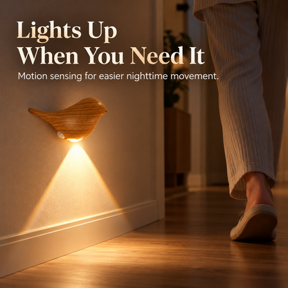 2 PCS- Bird-Shaped LED Wall Light – Warm Ambient Glow
