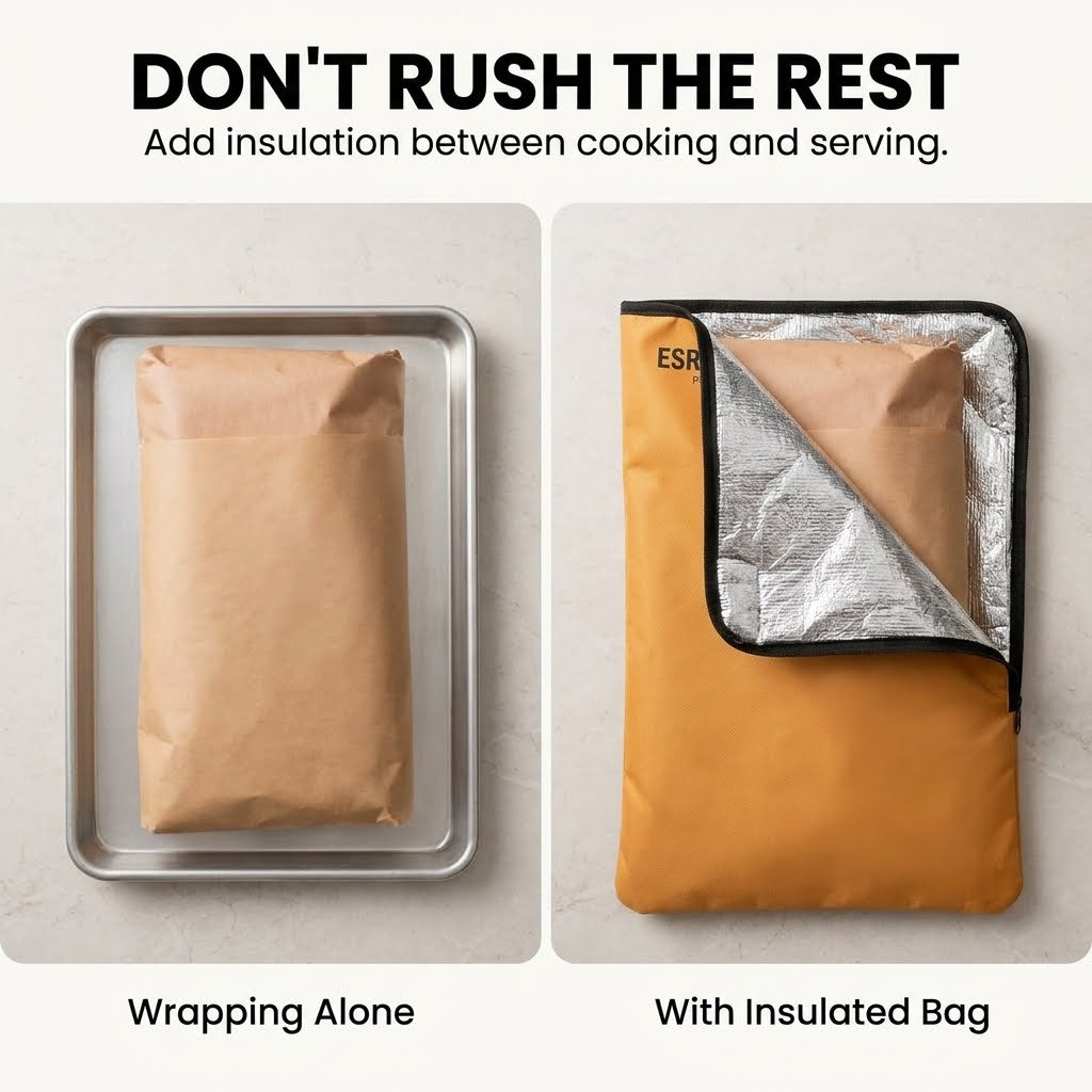 Insulated BBQ Resting Bag – 5-Layer Heat Retention for Brisket, Ribs & Smoked Meat