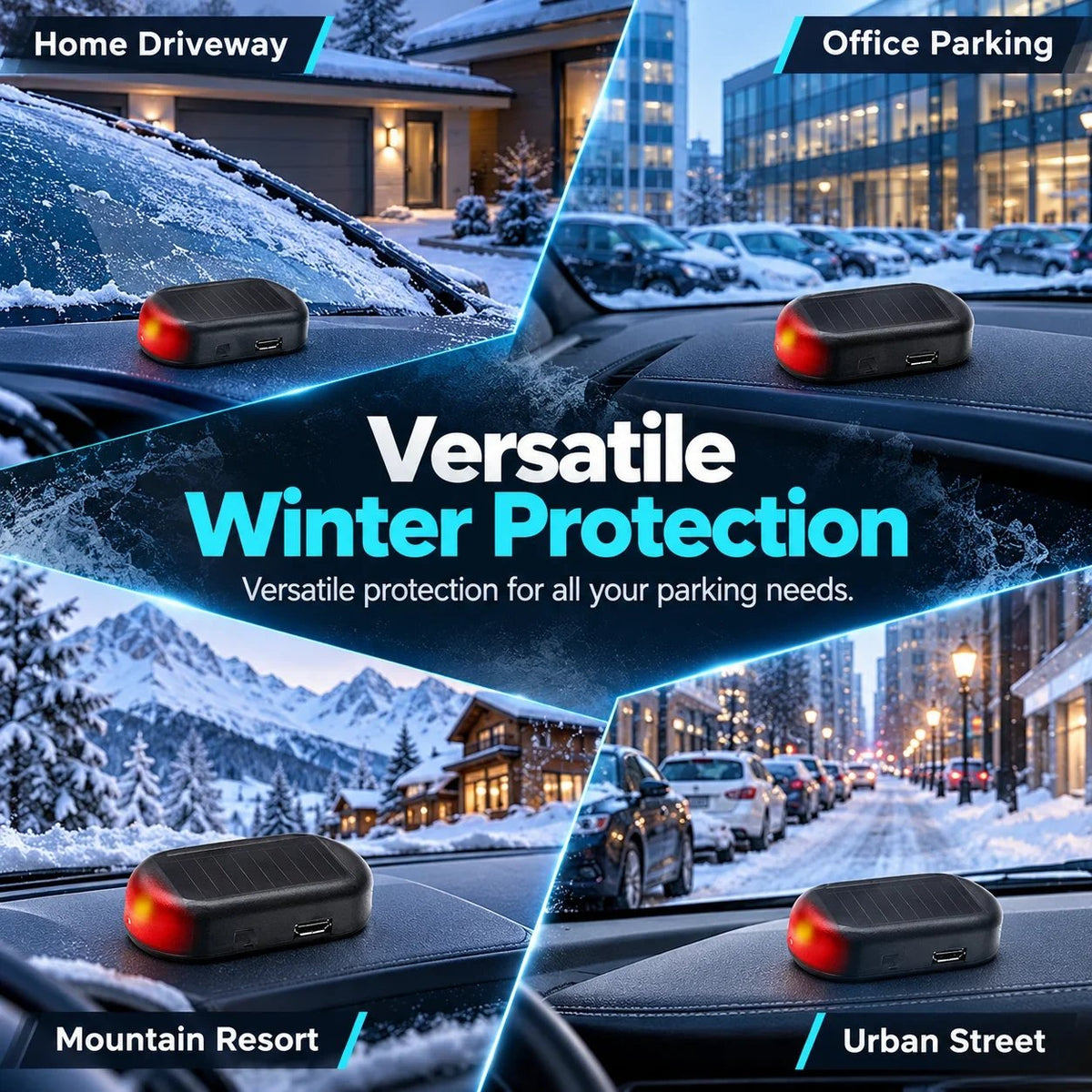🚗❄️ Electromagnetic frost and snow remover – Effective protection for the car during winter