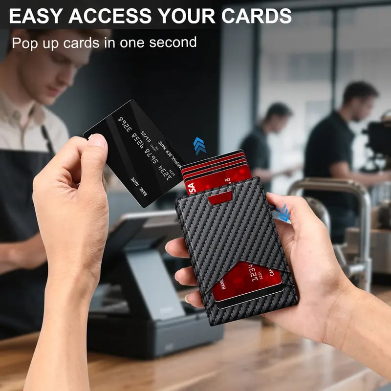 🔥 HOT SALE 48% OFF- Men's RFID Minimalist Bifold Wallet