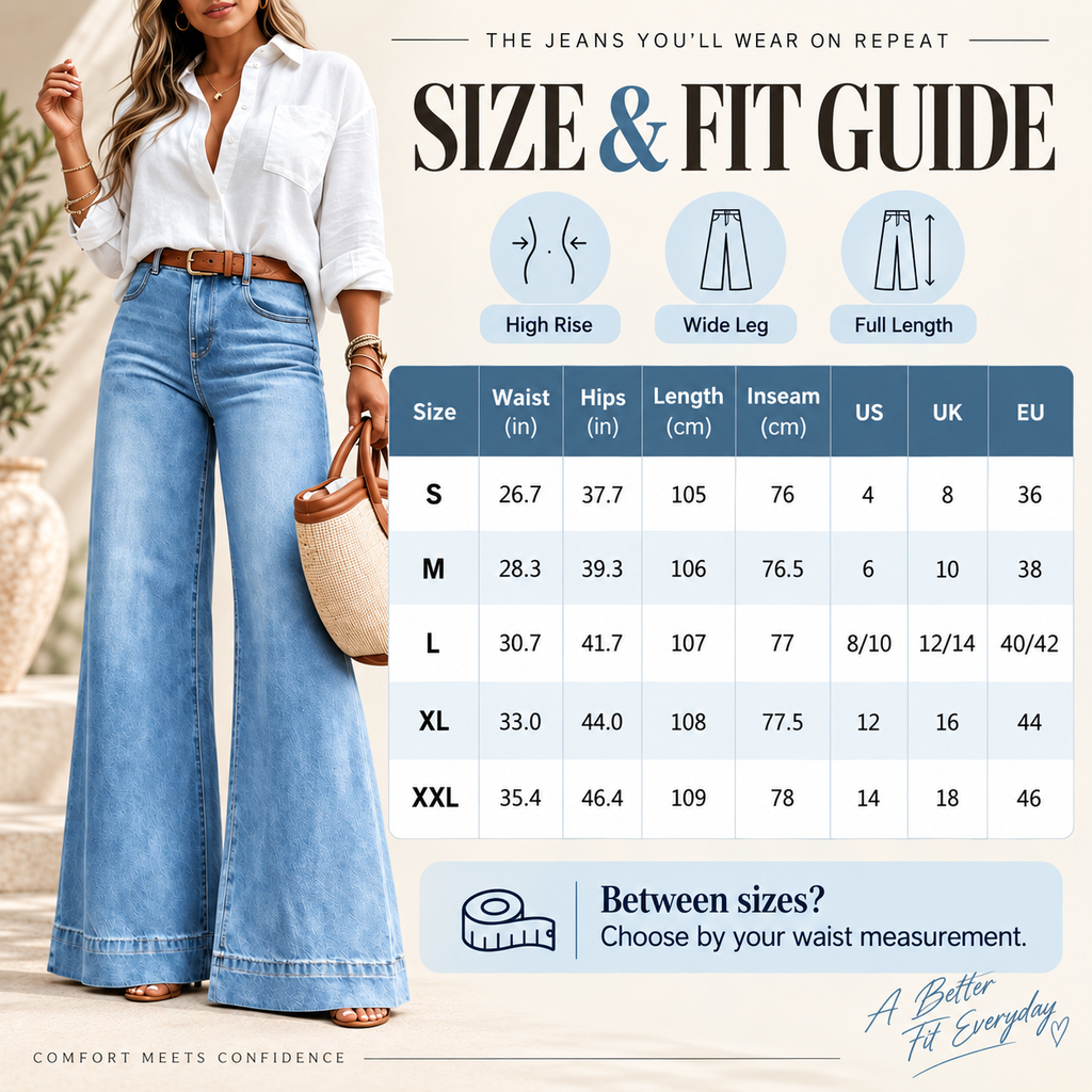 High Waist Elastic Loose Fit Jeans | Casual Everyday Denim & All-Season Comfort