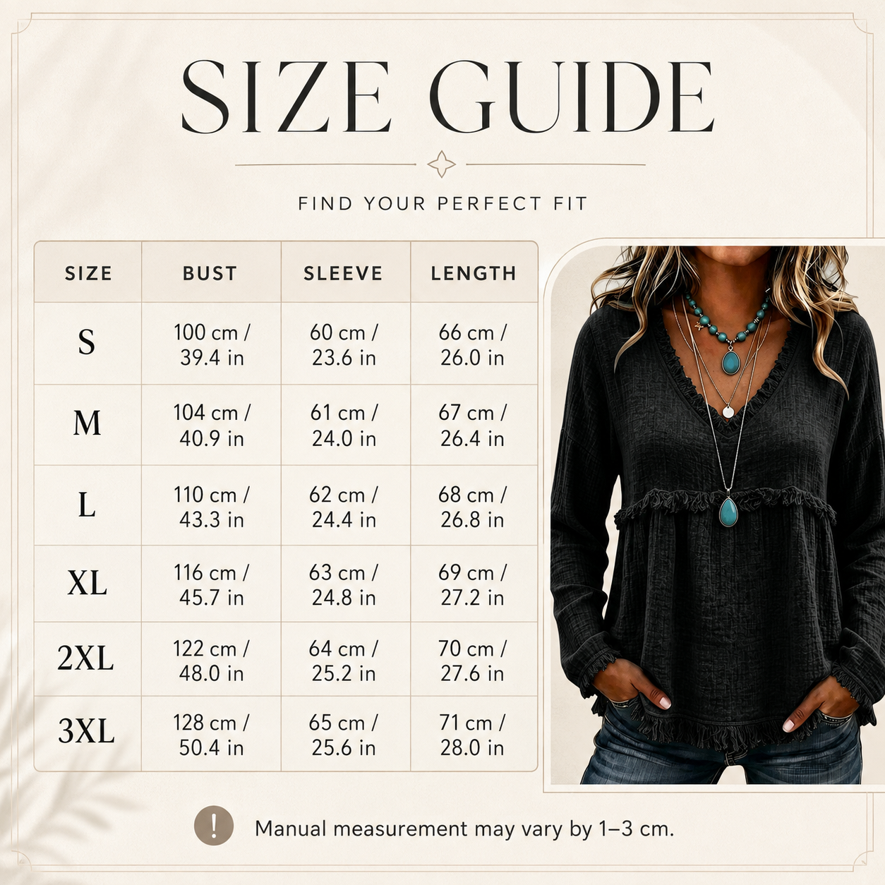 Bohemian Charm Fringe V-Neck Pullover — Effortless Elegance