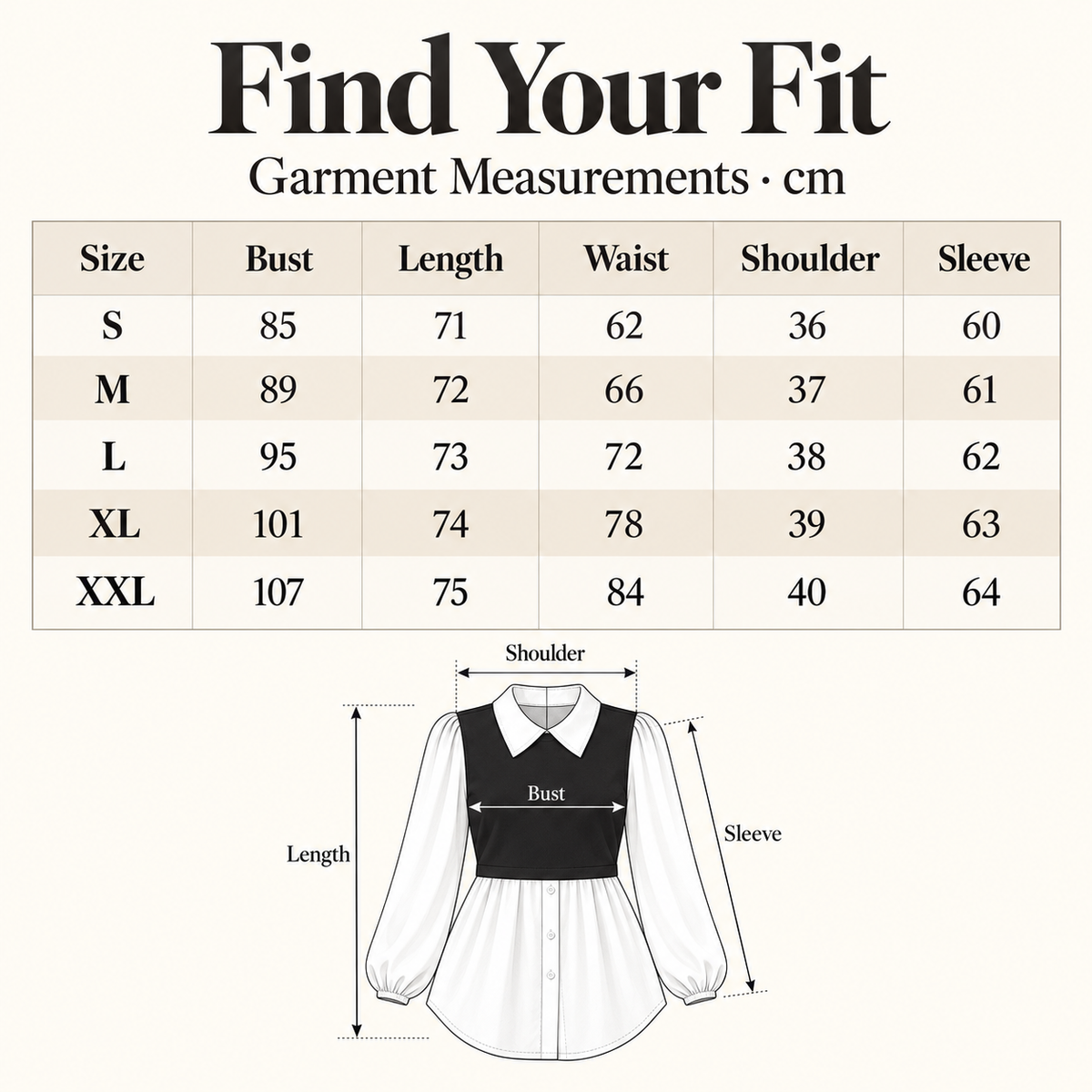 Women’s Layered-Look Collared Tunic – Effortless Everyday Style