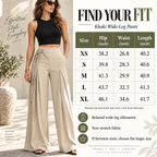 Women's High-Waist Asymmetric Lace-Up Wide-Leg Pants – Flattering Sculpted Fit