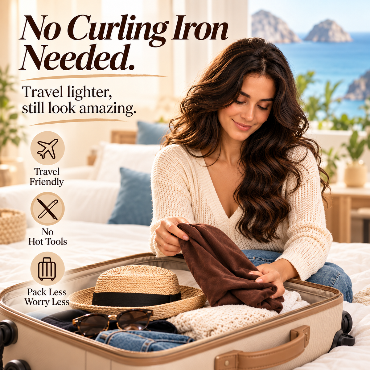 💕Heatless Hair Curler – Wake Up to Beautiful Waves Without Heat🎀