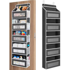 Large capacity hanging storage bag behind the door